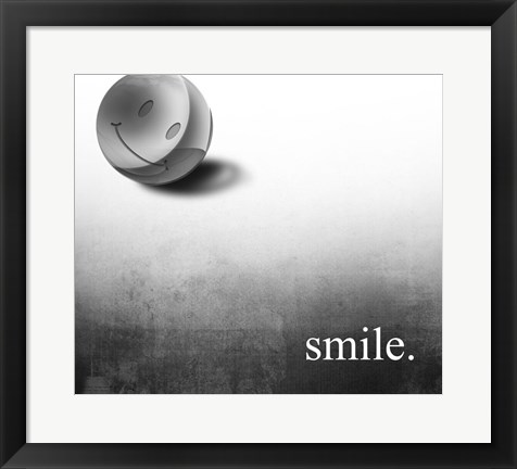 Framed Smile Print