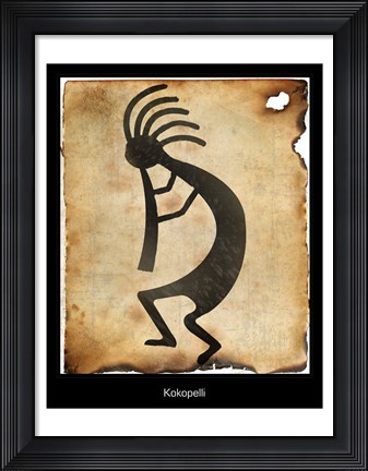 Framed Kokopelli II Print