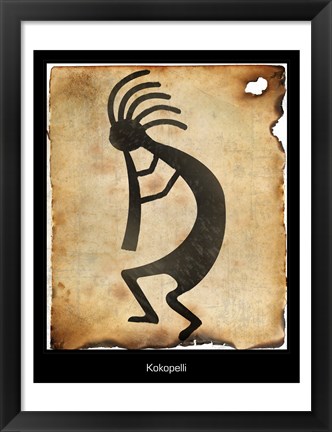 Framed Kokopelli II Print