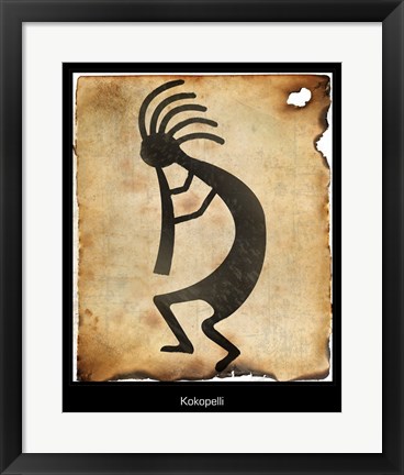 Framed Kokopelli II Print