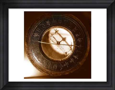 Framed Chinese Compass Print