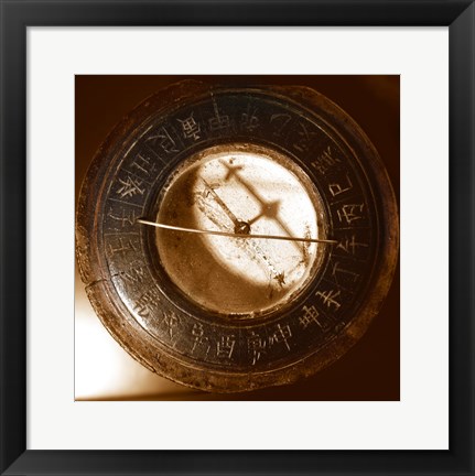 Framed Chinese Compass Print