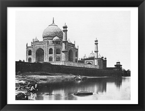 Framed Felice Beato Taj Mahal 1865 Print