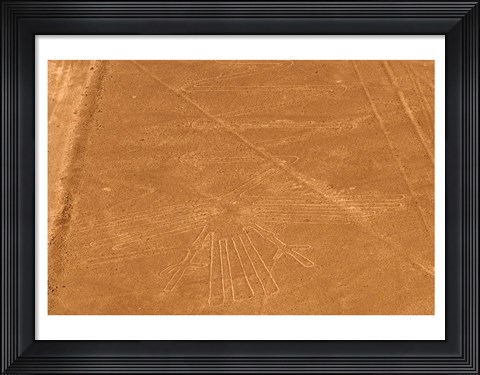 Framed Nazca Lines Design Print