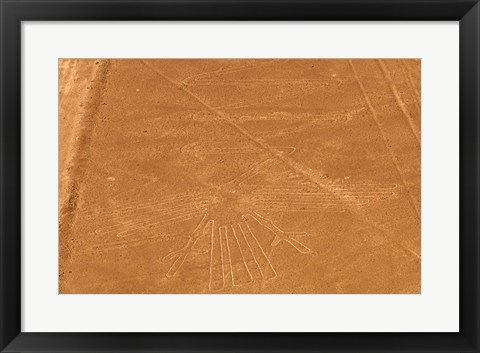 Framed Nazca Lines Design Print