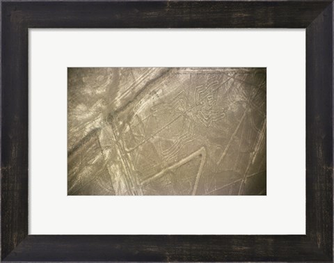 Framed Nazca Lines Symbol Print