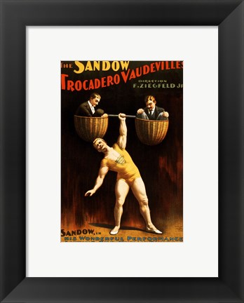 Framed Trocadero Vaudevilles Print