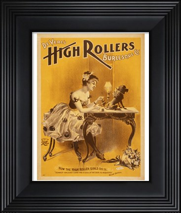 Framed How the High Rollers Girls Do It Print