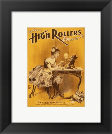 Framed How the High Rollers Girls Do It Print