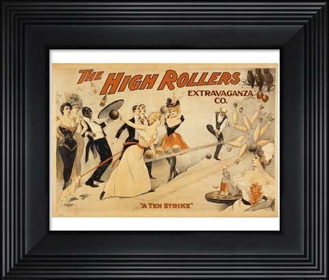 Framed High Rollers Extravaganza Print