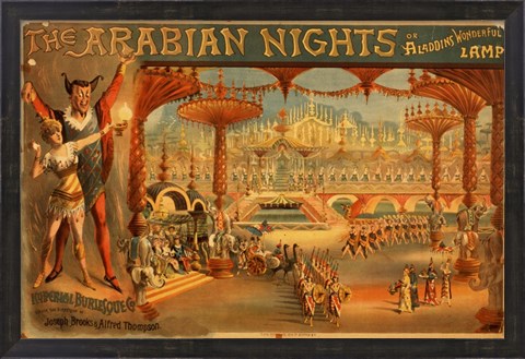 Framed Arabian Nights Print