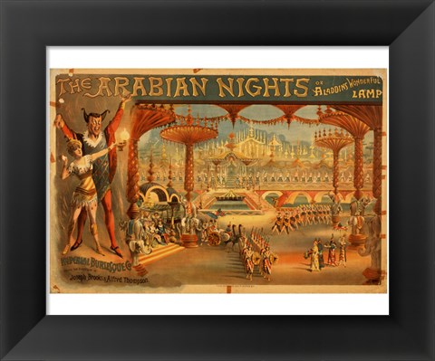 Framed Arabian Nights Print