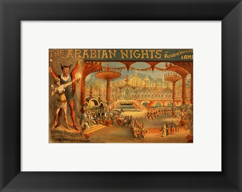 Framed Arabian Nights Print