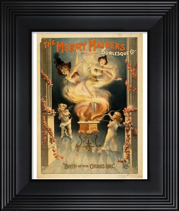 Framed Merry Maidens Print