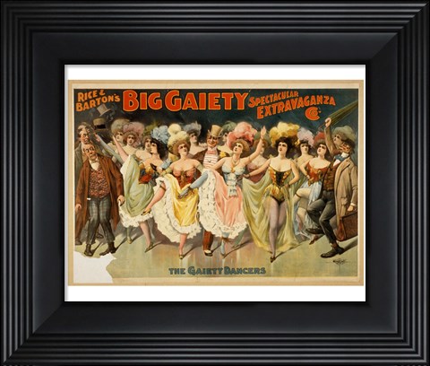Framed Gaiety Dancers Print