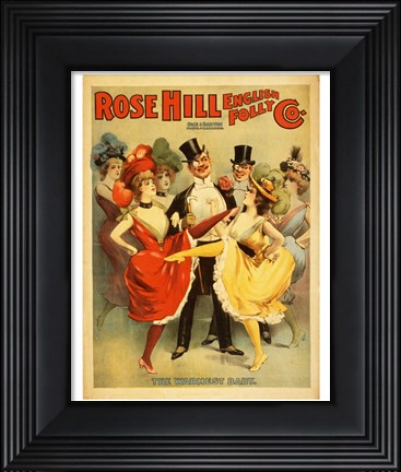 Framed Rose Hill English Folly Print