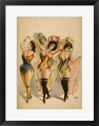 Framed Gaiety Dancers Print