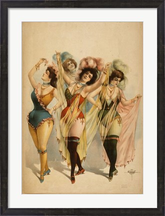 Framed Gaiety Dancers Print