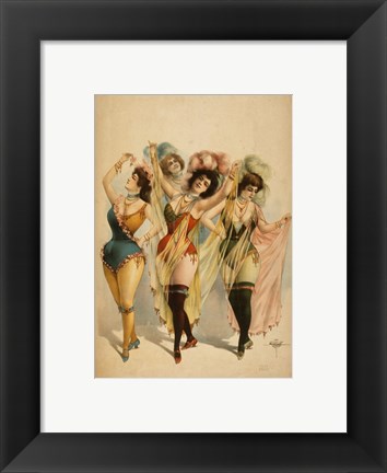 Framed Gaiety Dancers Print