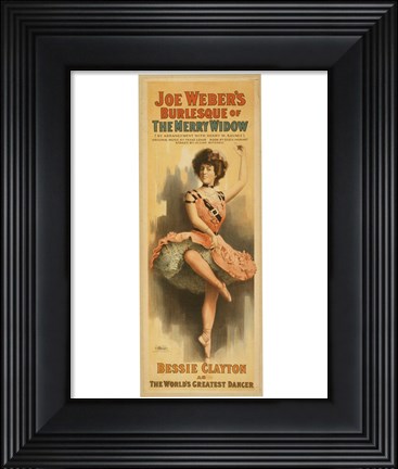 Framed Merry Widdow Print