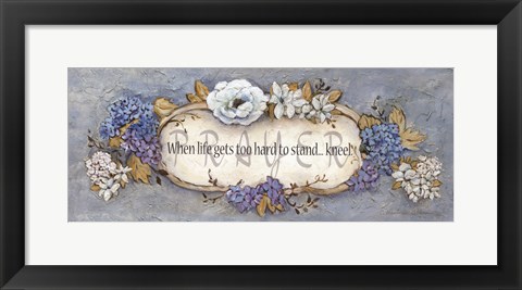 Framed Prayer Print