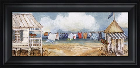 Framed Fresh Laundry I Print