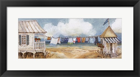 Framed Fresh Laundry I Print