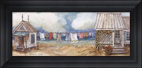 Framed Fresh Laundry II Print