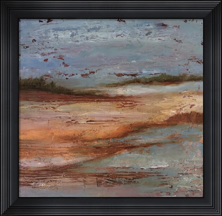 Framed Sunset Lake II Print