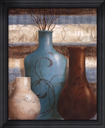 Framed Rustic Lodge I Print