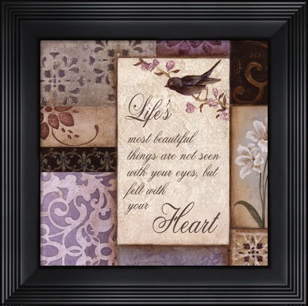 Framed Lavender Inspiration II Print