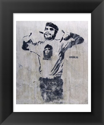 Framed Che and Fidel, Norway Print