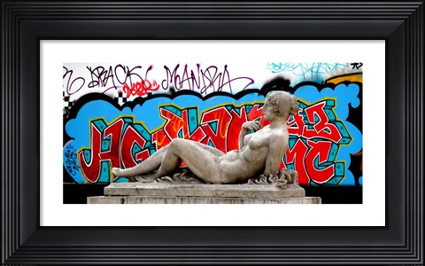 Framed Graffiti Sculpture Tokyo Print
