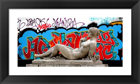 Framed Graffiti Sculpture Tokyo Print