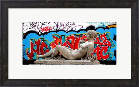Framed Graffiti Sculpture Tokyo Print