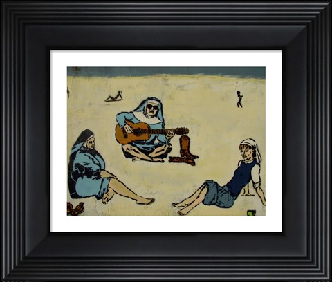 Framed Graffiti Warsaw Print