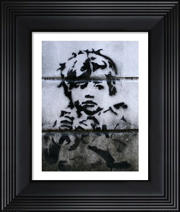 Framed Graffiti-Singapore Print