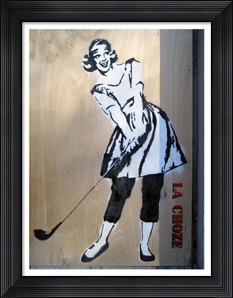 Framed Namur Graffiti Print
