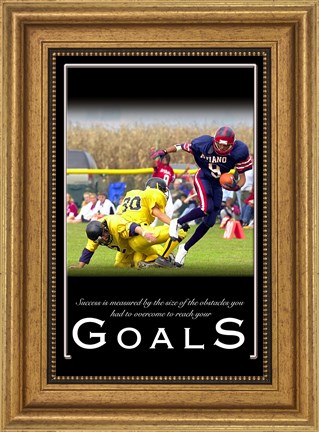 Framed Goals Print