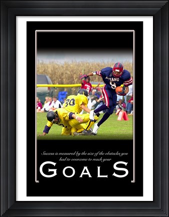 Framed Goals Print