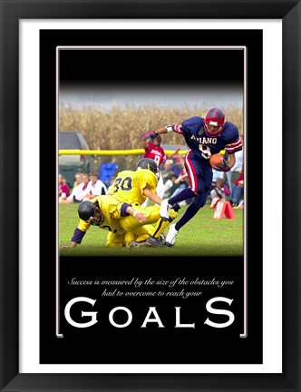 Framed Goals Print