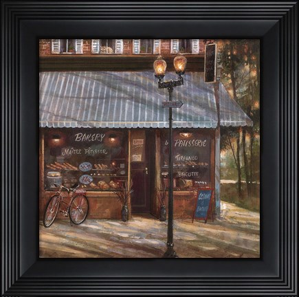 Framed Pastry Shop Print