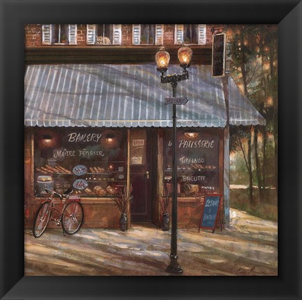 Framed Pastry Shop Print