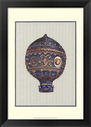 Framed Vintage Ballooning I Print