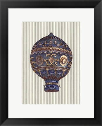 Framed Vintage Ballooning I Print