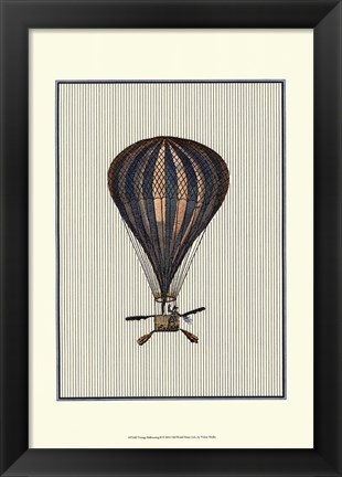 Framed Vintage Ballooning II Print