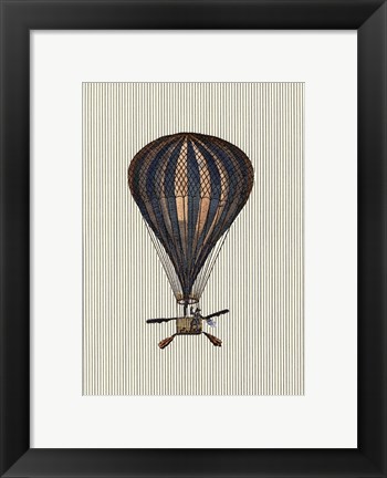 Framed Vintage Ballooning II Print