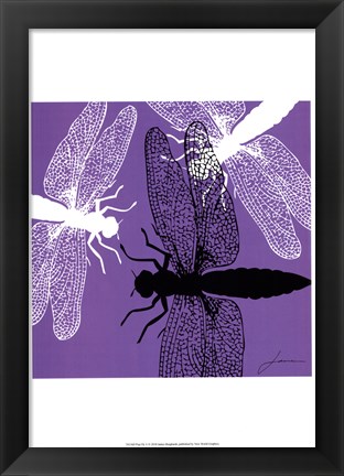 Framed Pop Fly V Print