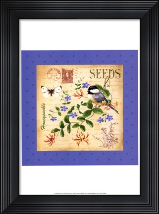 Framed Blooming Garden II Print