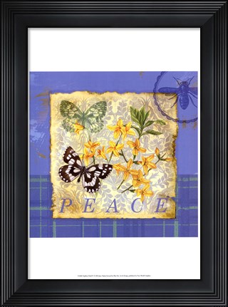 Framed Papillion Plaid IV Print